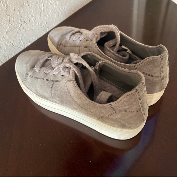 Helmut Lang Sneakers Women’s Gray Suede Margom Sole Made in Italy US 9.5 EU 40.5 - Picture 8 of 10